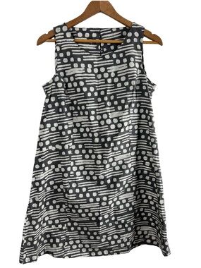 Global Mamas Boardwalk Dress Organic Cotton Fair Trade A-Line Shift Medium